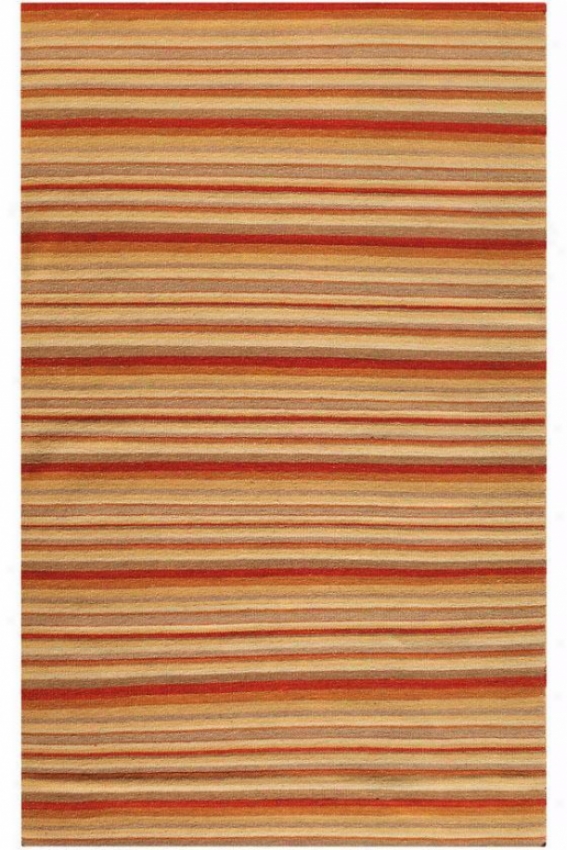 Linear Rug - 8'x11', Coral