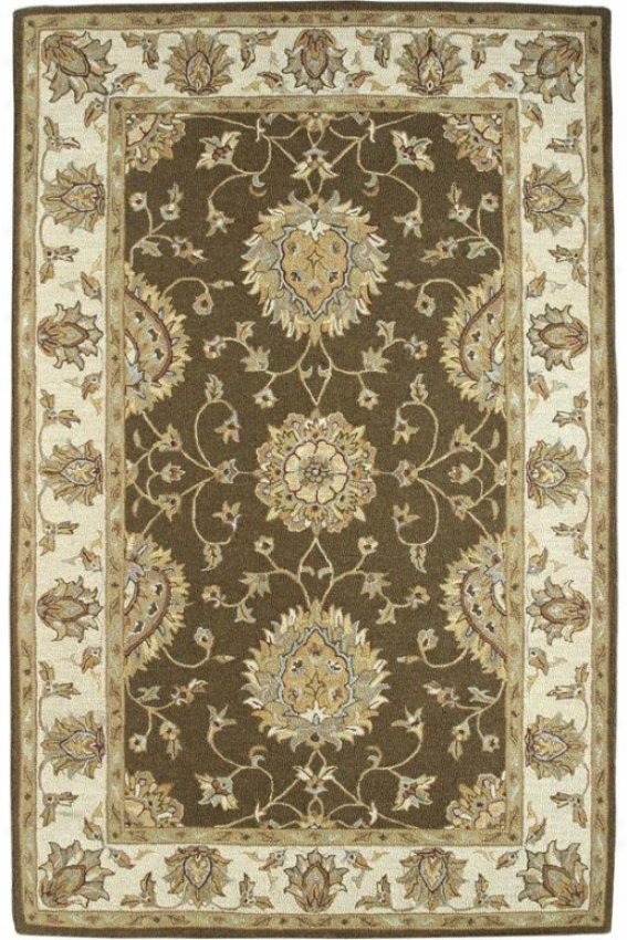 Medallion Iv Area Rug - 8x11, Brown-beige