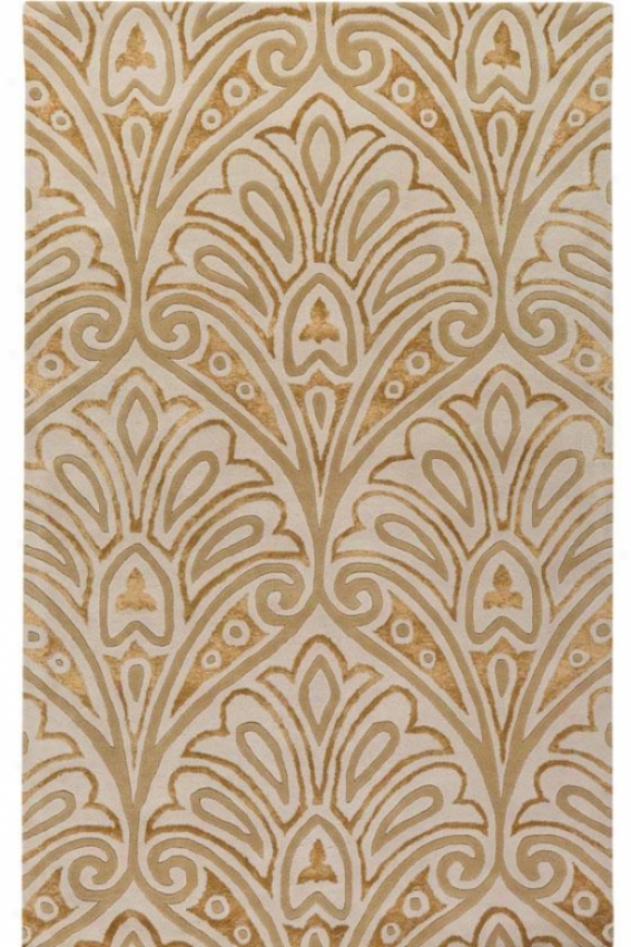 "Archbishop Collection Orleqns Area Rug - 2'6""x4'6"", Ivory"