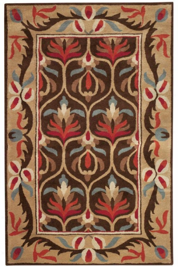 "montclair I Area Rug - 5'3""x8'3"", Chocolate Brown"