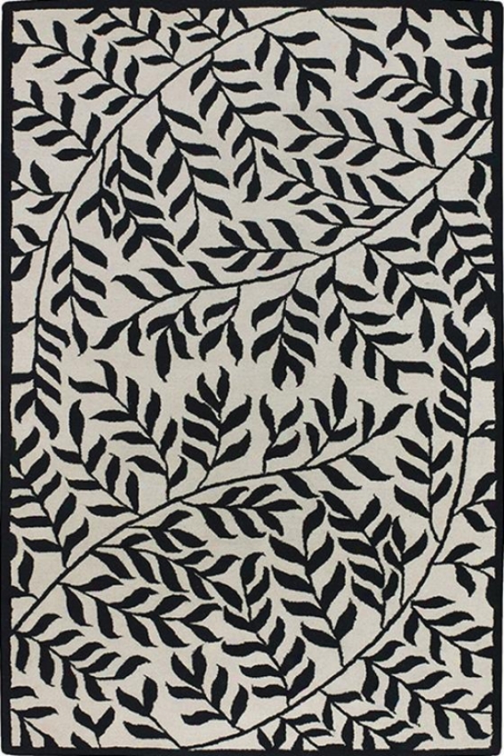 Olive Branch Area Rug - 8'x11', White