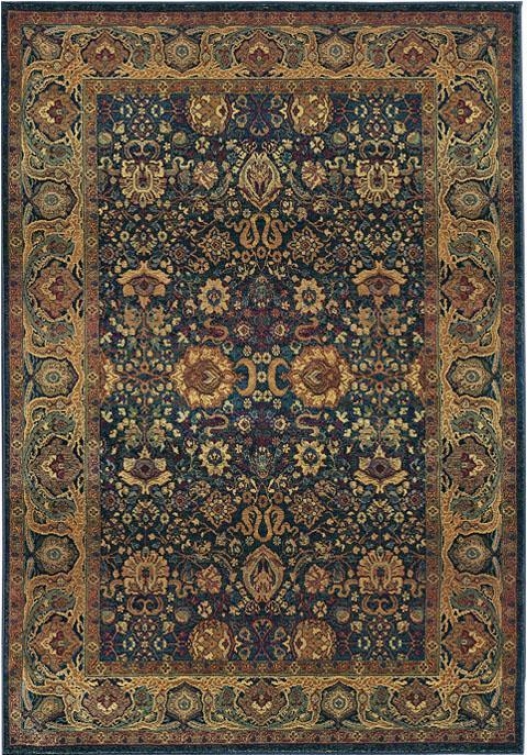 Oriental Weavers Exhilzration Area Rug - 10'round, Blue