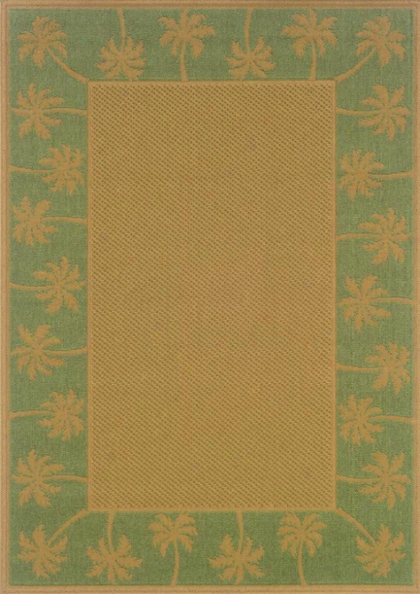 "oriental Weavers Palm Ii Area Rug - 7'3"" True, Green"