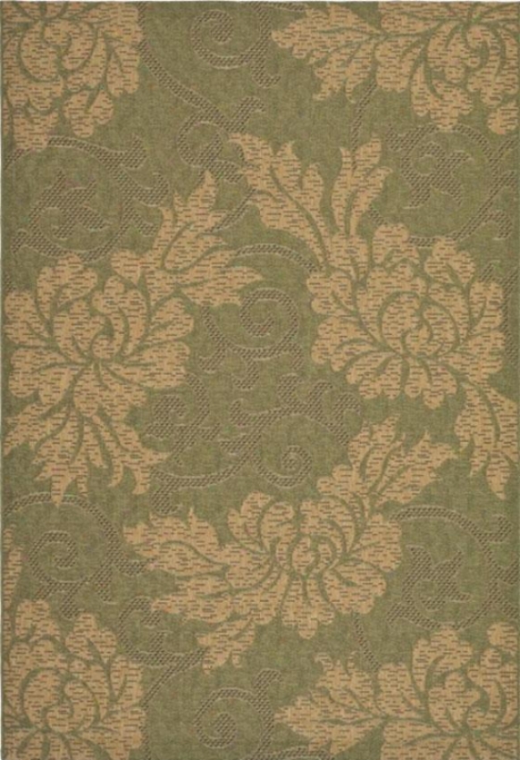 "panorama Area Rug - 3'9""x5'5"", Green"