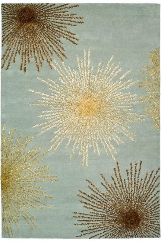 "salute Area Rug - 2'6""x8'runner, Blue"