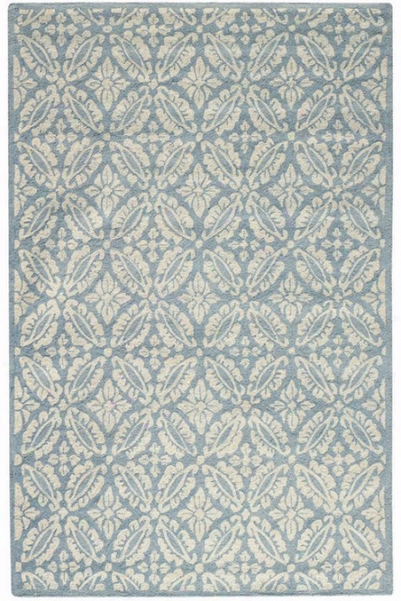 "simplicity Rug I - 2'6""x4', Blue"