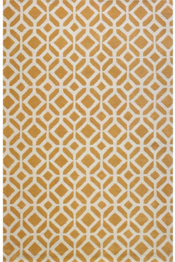 "taza Area Rug - 5'3""x8'3"", Yellow"