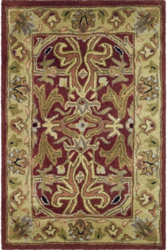 "thames Ii Area Rug - 9'6""x13'6"", Red"