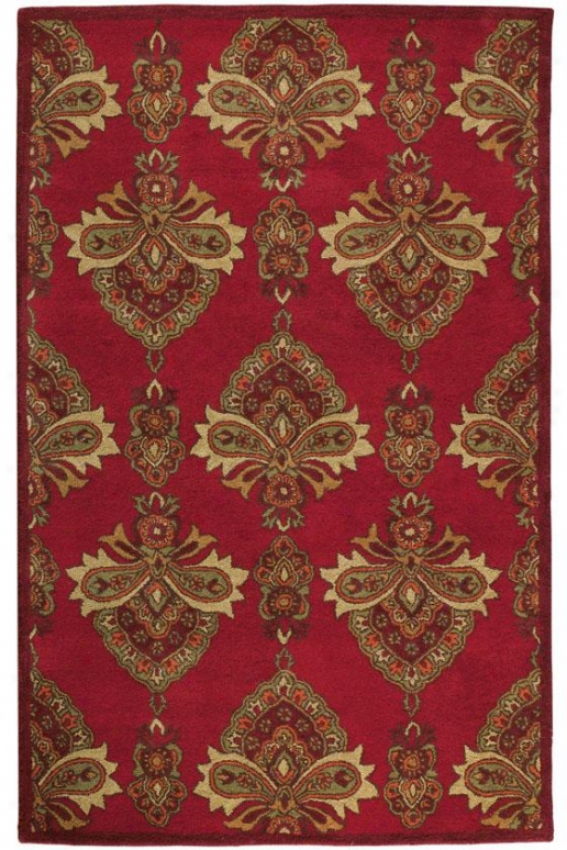 "tripoli I Area Rug - 5'3""x8'3"", Red"