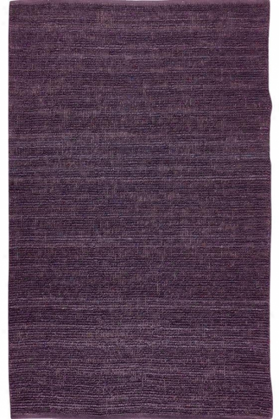 Uptown Jute Global Jute Area Rug - 8'x11', Eggplant