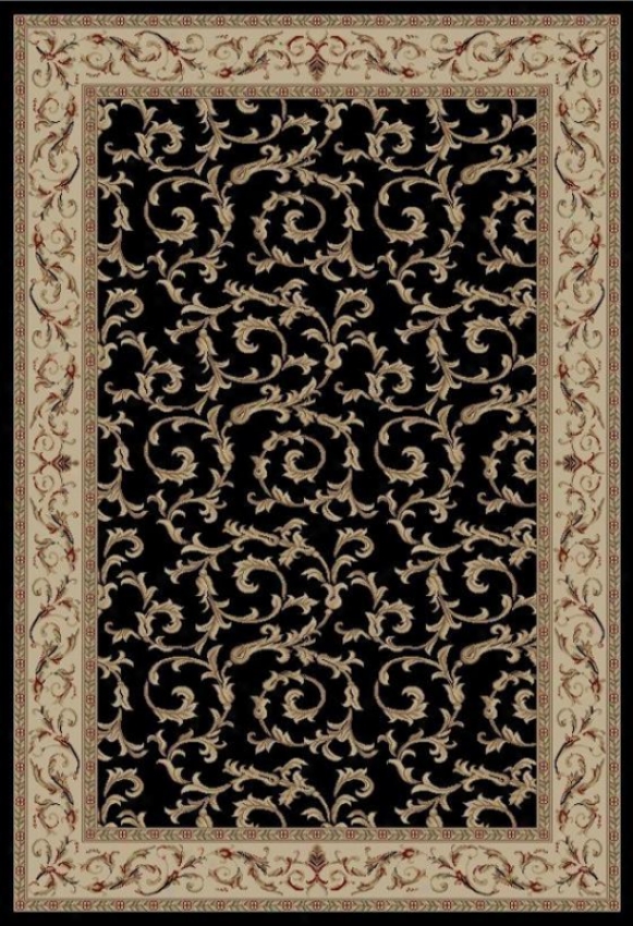 "veronica Area Rug - 2'7""x4'1"", Black"