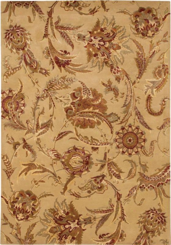 "wild Orchids Area Rug - 3'6""x5'6"", Ivory"