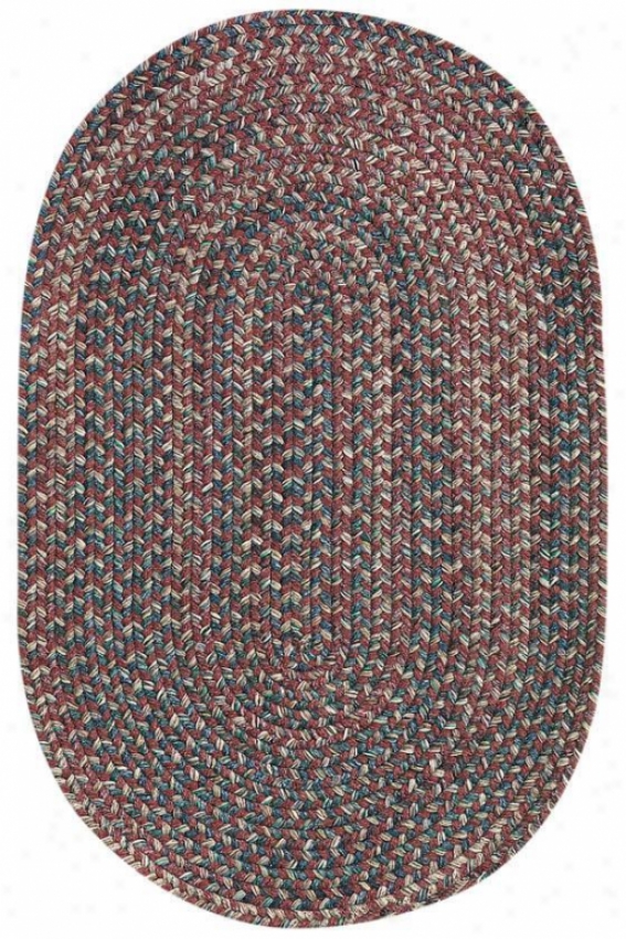 Winchester Wool Blend Area Rug - 2'x5' Runner, Maroon