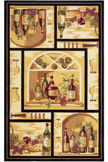 "wine Cellar Area Rug - 1'8""x2'6"", Gold"