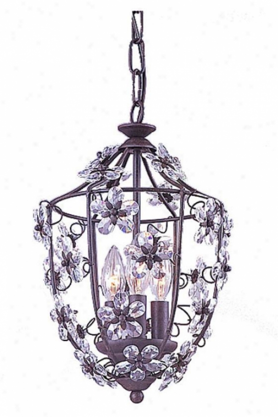 Abbie Hanging Lantern - 3-light, Imbrown