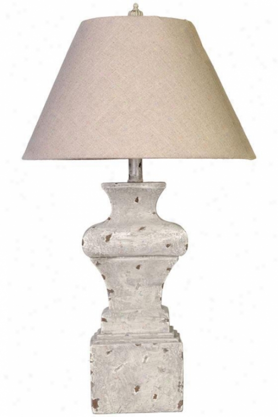 "adonis Table Lamp - 29""hx16.5""d, Ivory"