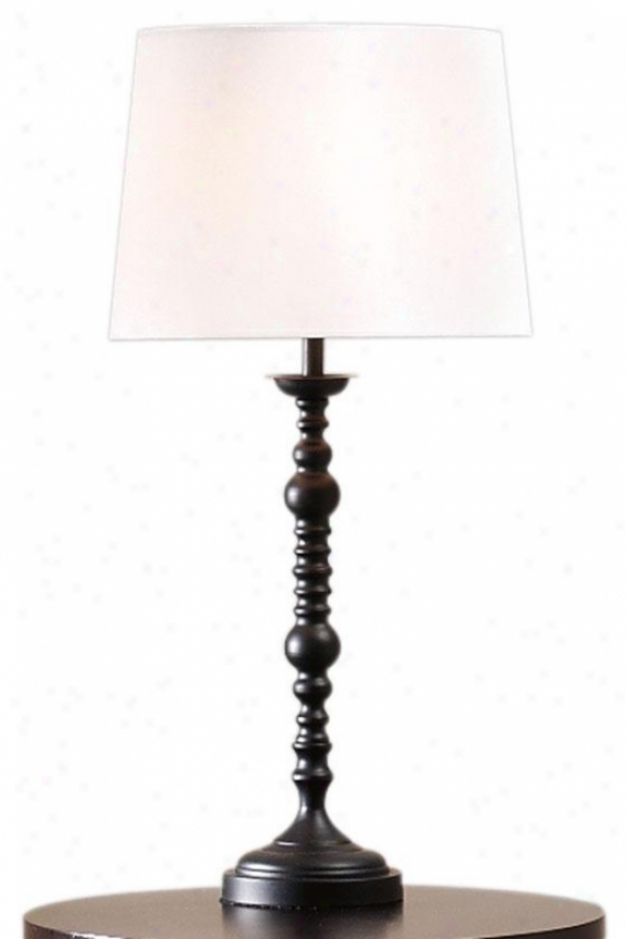 "adrian1 4""w Table Lamp - 29""hx14""w, Black"