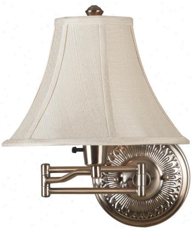 "amherst Wall Swing Arm Lamp - 16""hx12""w, Bronze"