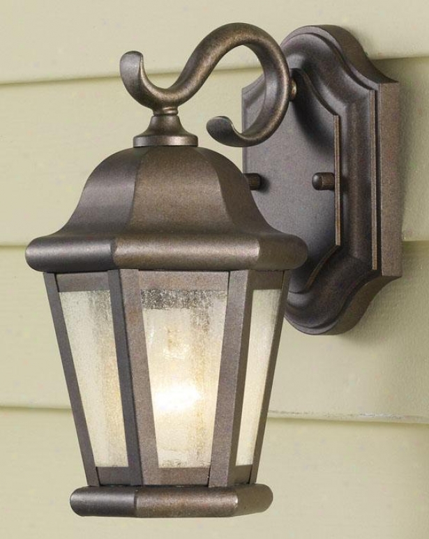 Anderson Outdoor Wall Lantern - One Light, Corinthian Bdze