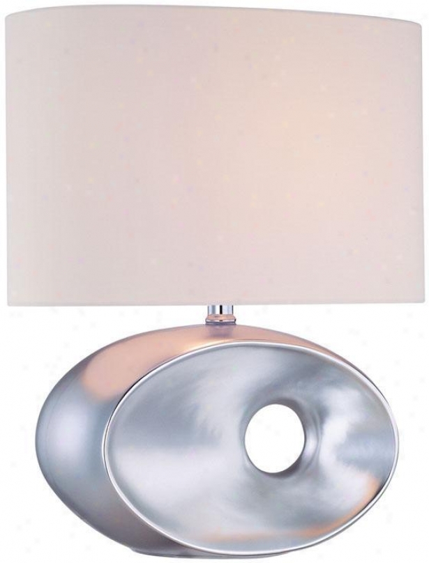 "ashton Table Lamp - 18""hx14.5""d, Silver"