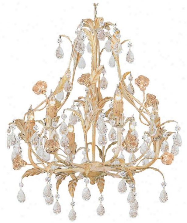 Athena Chandelier - 6-light, Tan