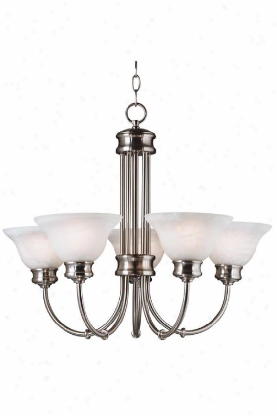 Bailey Chandelier - 5-light, Grey Steel