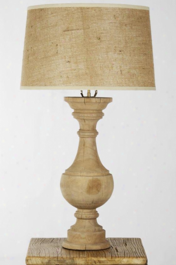 Bedale Table Lamp - 31hx24wx24d, Ivory