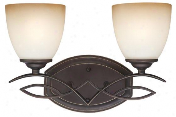 Benicio 2-light Vanity - 2-light, Palladian Bronz