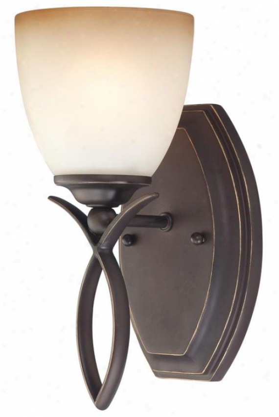 Benicio Sconce - 1-light, Palladian Bronz