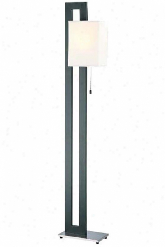 "benito Floor Lamp - 58""hx11""w, Black"