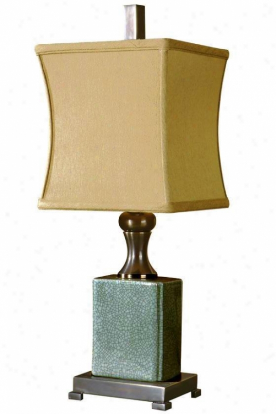 "bernadette Table Lamp - 24.25""hx9""sq, Blue"