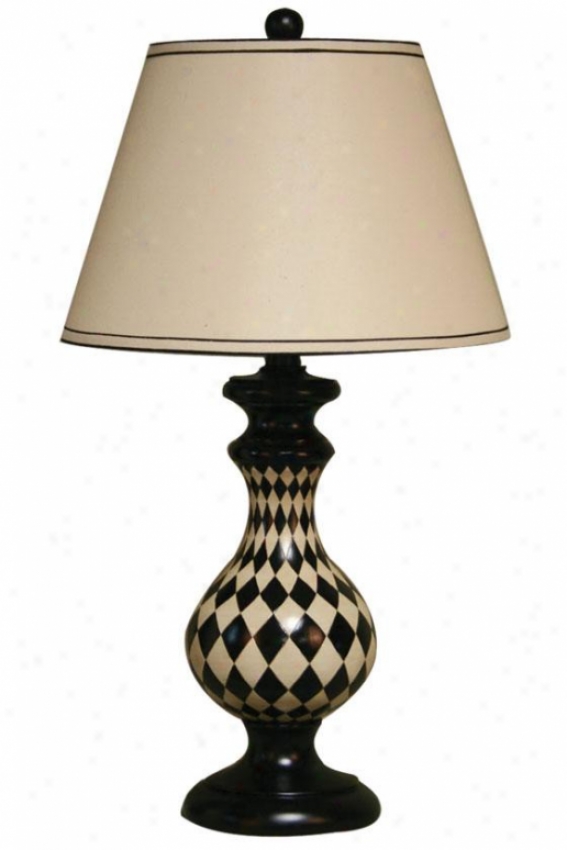 "blaire Table Lamp - 16""wx16""dx31""h, Harlequin Patrn"