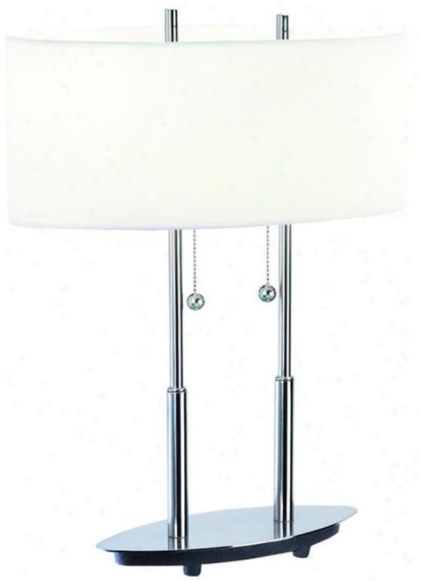 "bliss Table Lamp - 20""hx10.5""d, Silver"