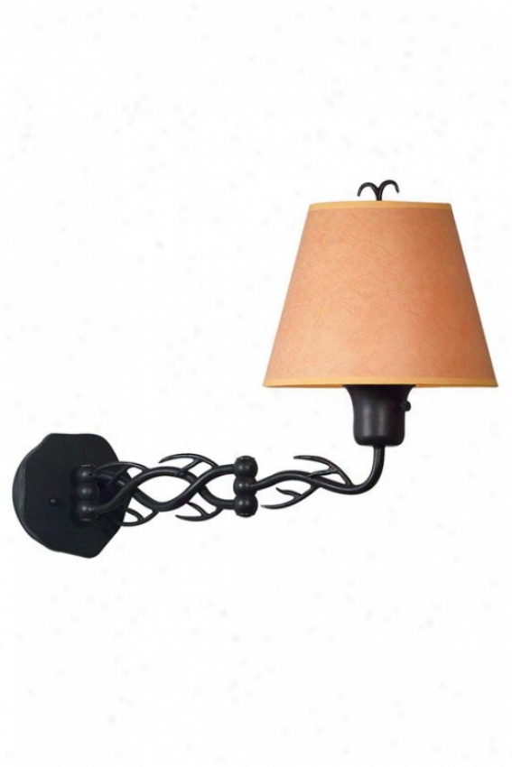 "branches Wall Swing Arm Lamp - 16""x11"", Bronze"