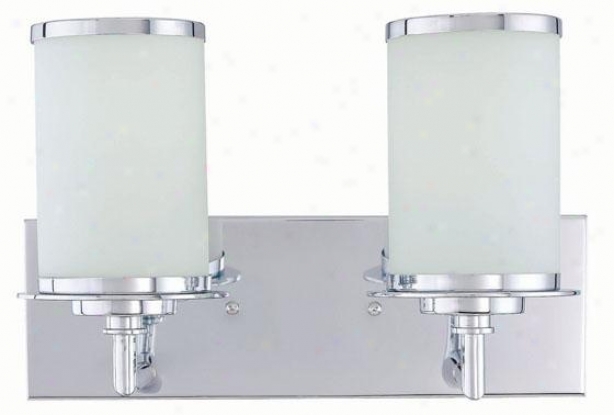 Brillante 2-light Vanity Light - Two Light, Silver Chrome