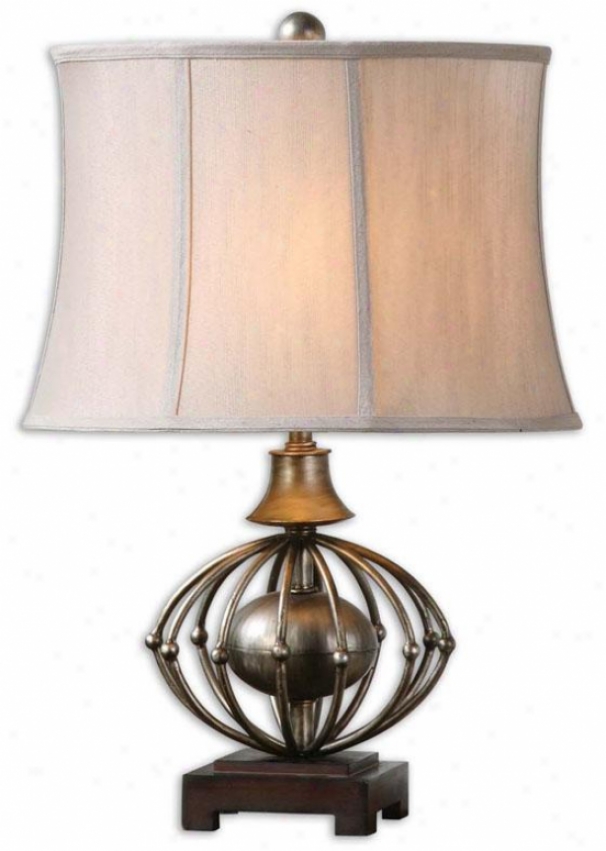 "celestiana Table Lamp - 25.5""h, Anitqied Silver"