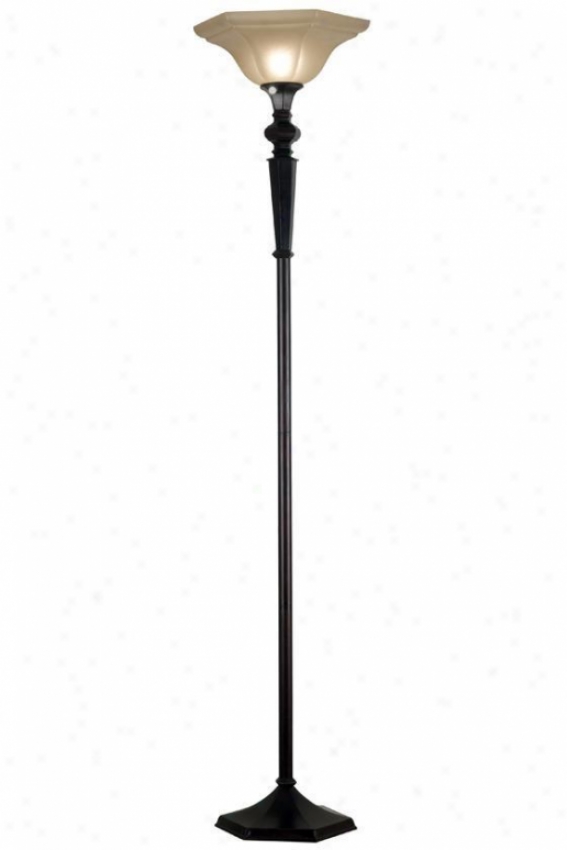 "chesapsake Torchiere Floor Lamp - 72""hx16""d, Oil Rubbed Bronze"