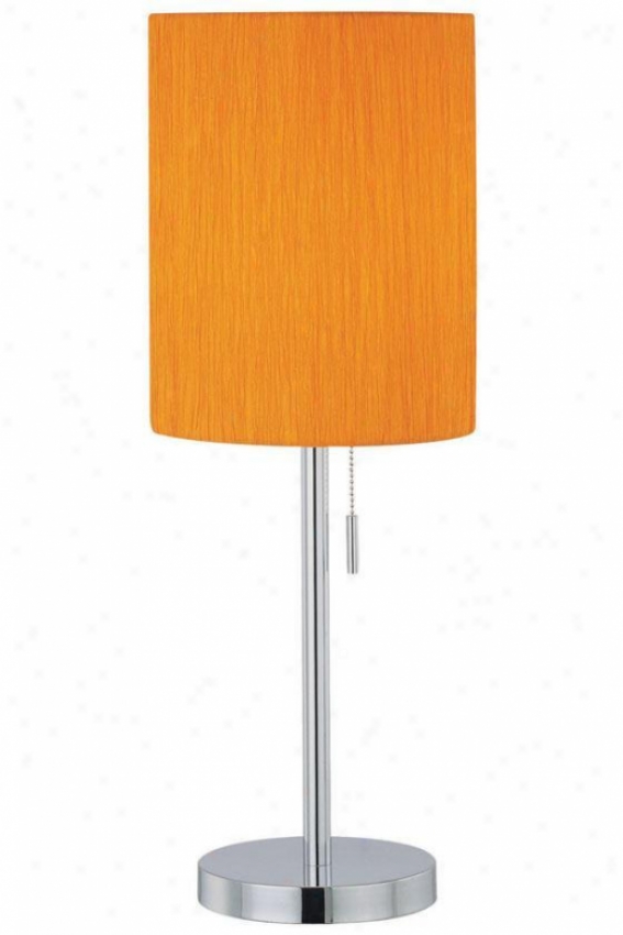 "chroma Table Lamp - 23.5""hx8.5""d, Orange"