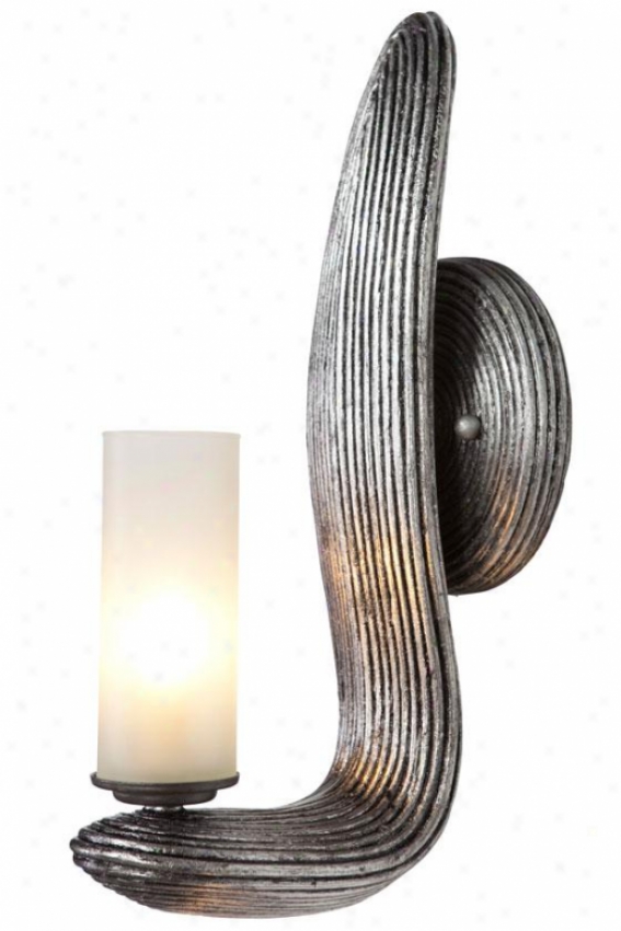 Continuity 1-light Sconce - Single Light, Bl Slv/pt Frost