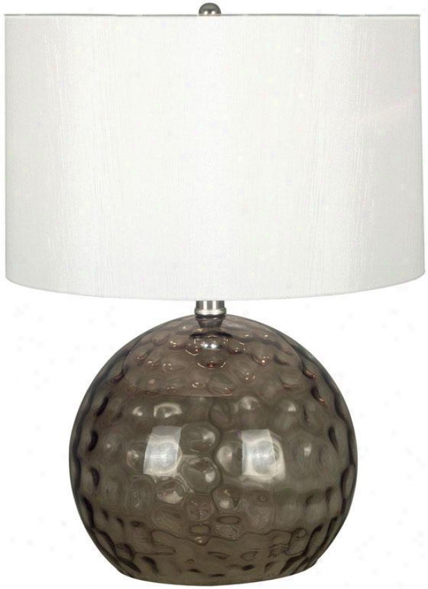 "dalton 20""h Table Lamp - 20""h, Smoked Glass"