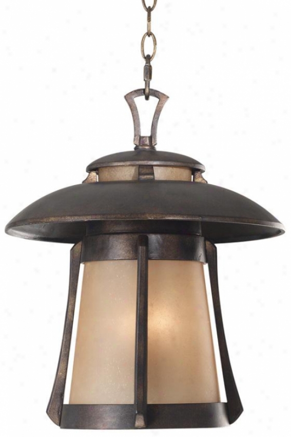 Dara Hanging Lantern - 1-light, Bronze