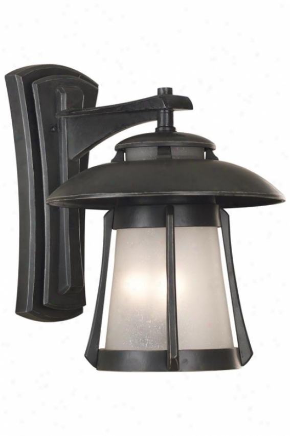 Dara Outdoor Lantern - Large, Ebony Pearl