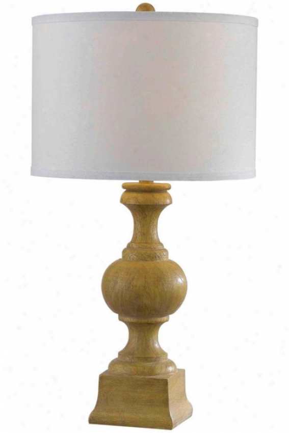 "derby Table Lamp - 29""hx15""d, Ntrl Wood Grain"