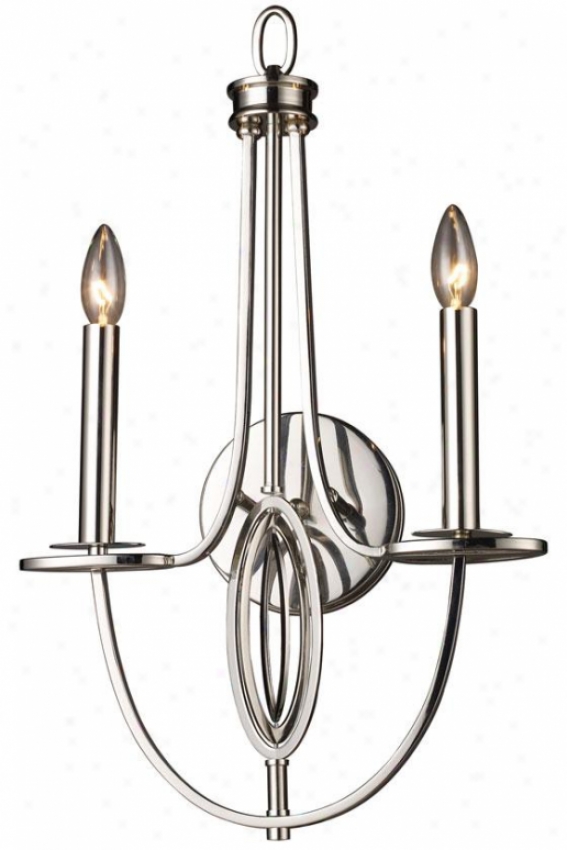 "devin Sconce - 23""hx13""w, Steel Gray Nickel"