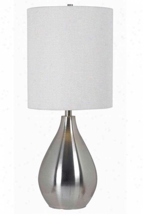 "droplet 12""w Table Lamp - 29""h X 12""w, Grey Steel"