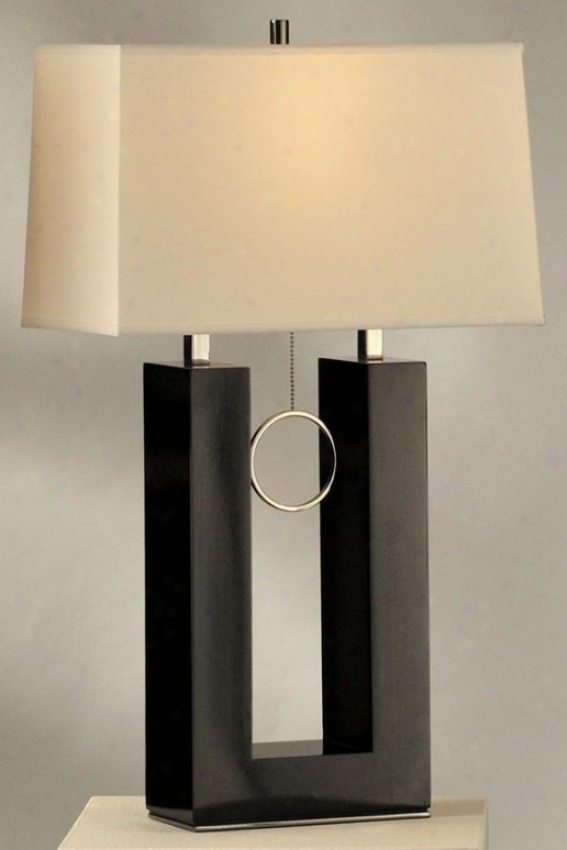 Earring Standing Table Lamp - Standiny, Black