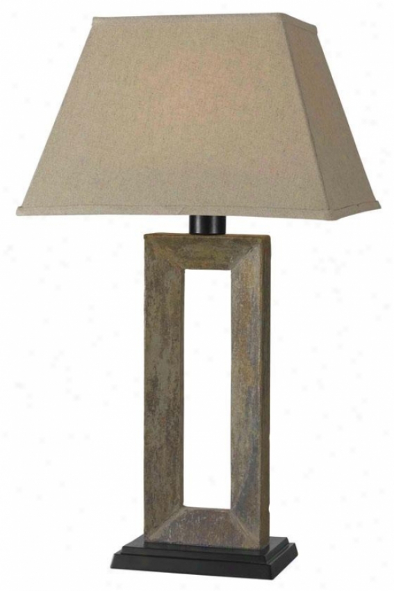 "egress Outdoor Table Lamp - 29""h X 15""w, Beige"