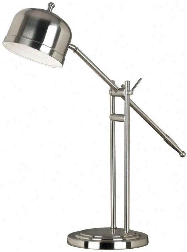 "eliot Table Lamp - 20""-37""h, Grey Steel"