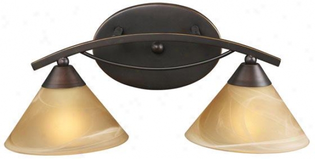 "ellison 18""w Vanity - 2-light, Bronze Bronze"