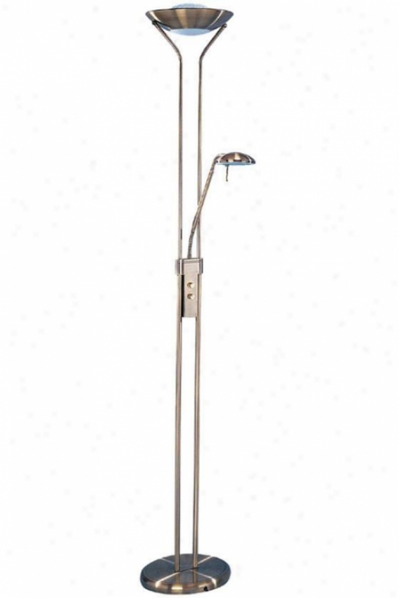 "ephron Floor Lamp - 71.5""hx11""d, Copper Brass"